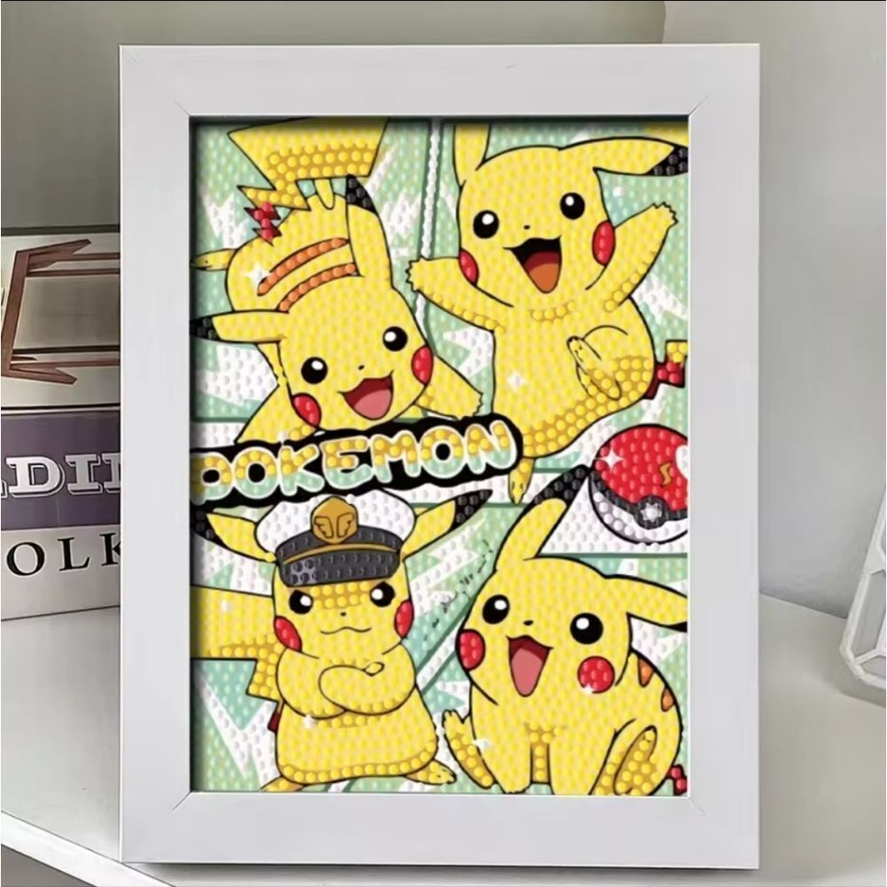 Brand New DIY Pokemon Diamond Beads Art With Frame #2